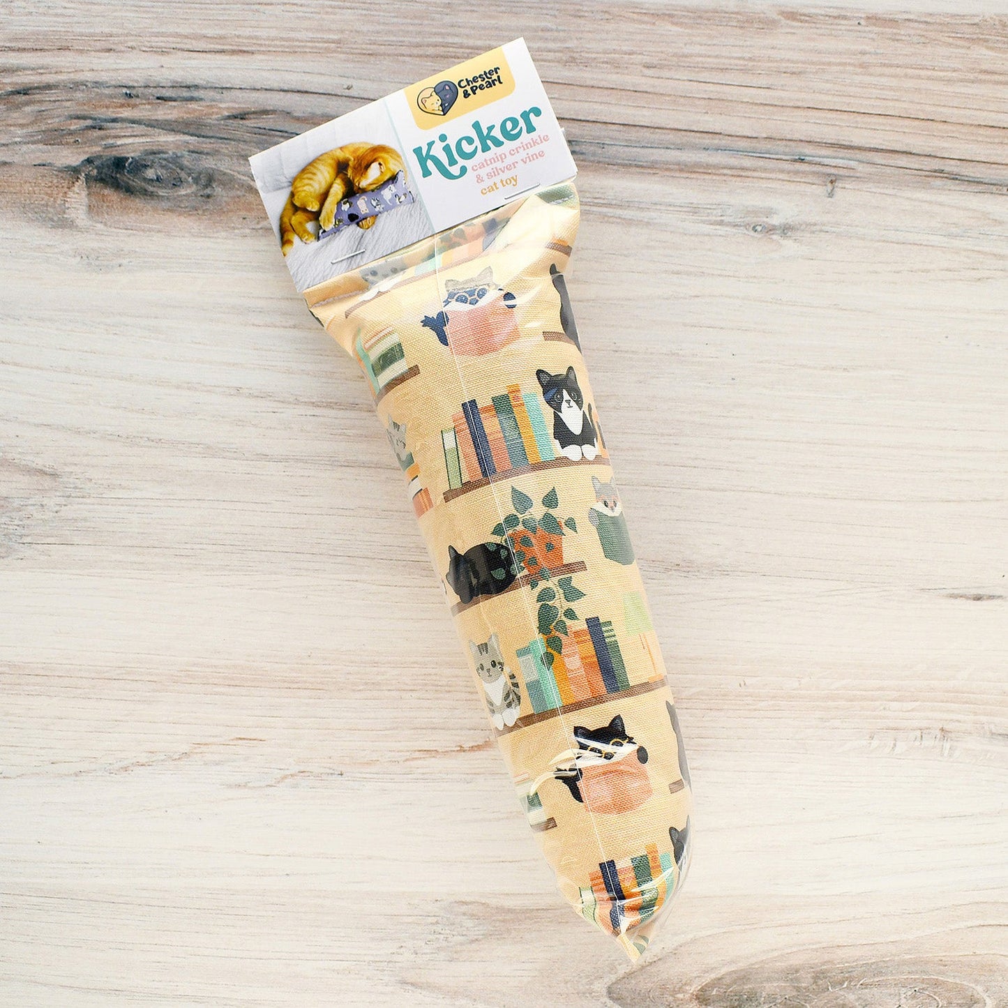 Book Lovers Kicker Cat Toy