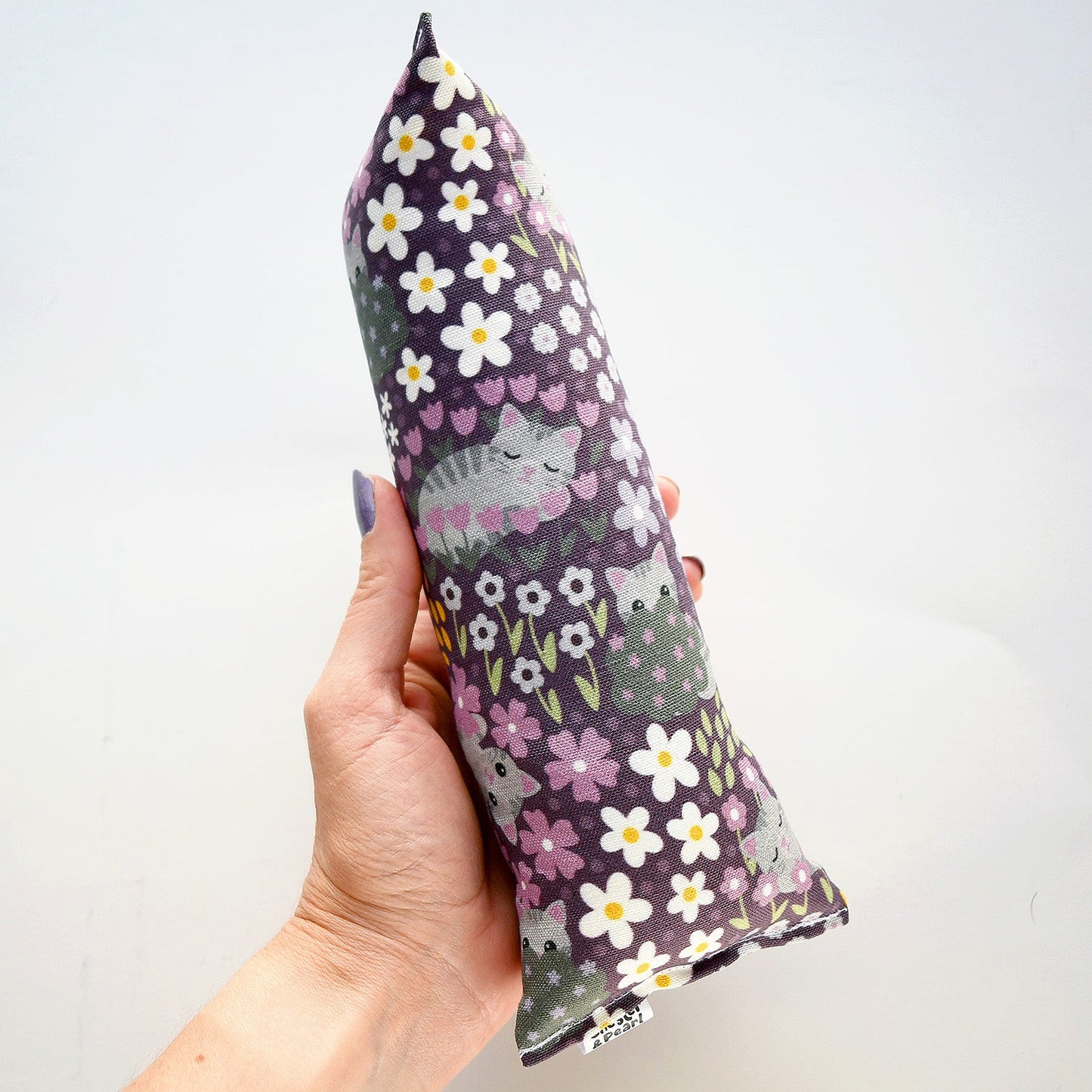 Tabby Cats in Flowers Kicker Cat Toy