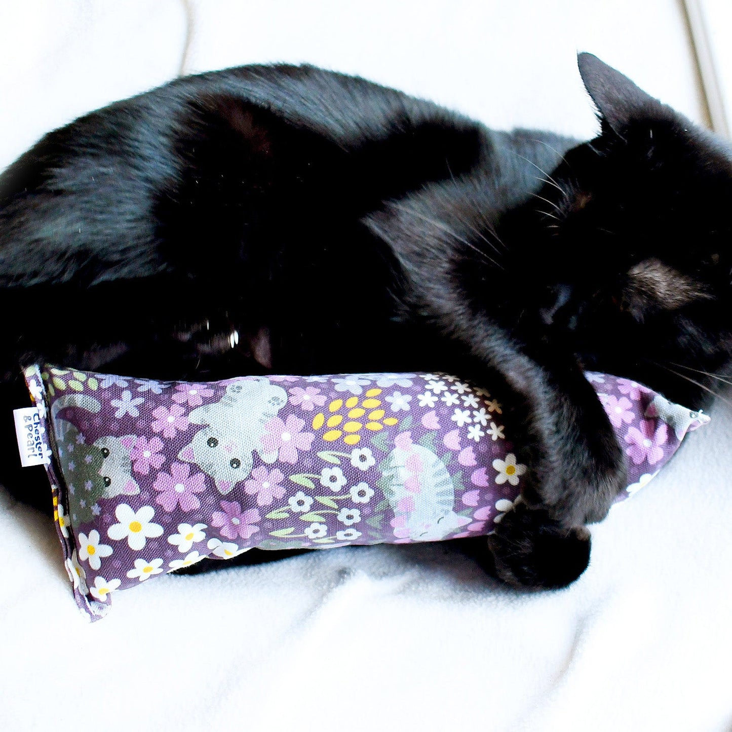 Tabby Cats in Flowers Kicker Cat Toy