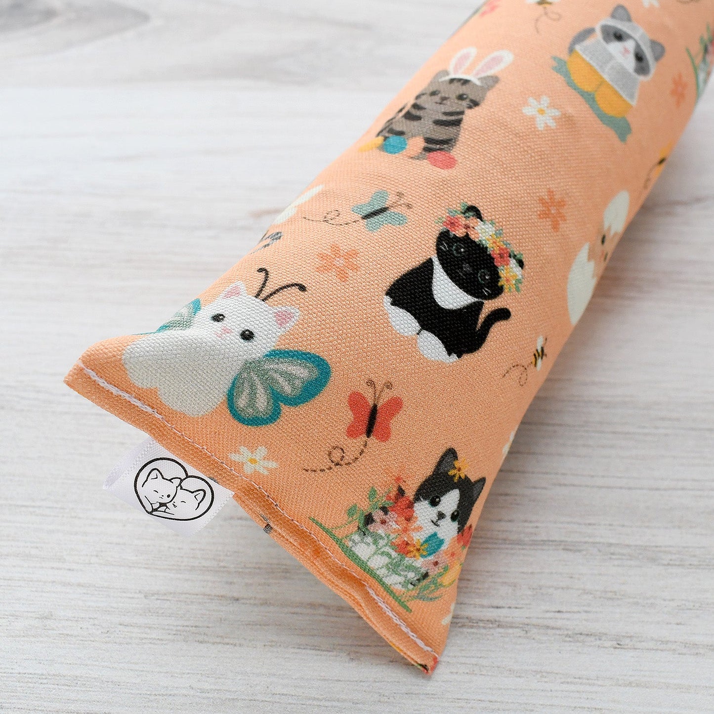 Springtime Kicker Cat Toy - peach