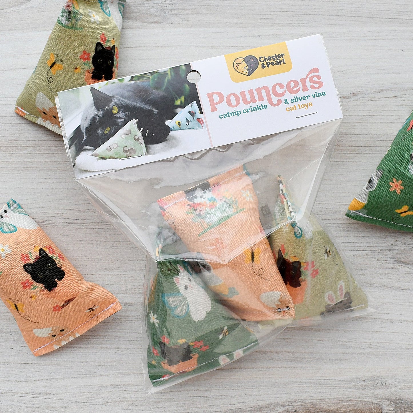 Springtime Pouncers Cat Toys